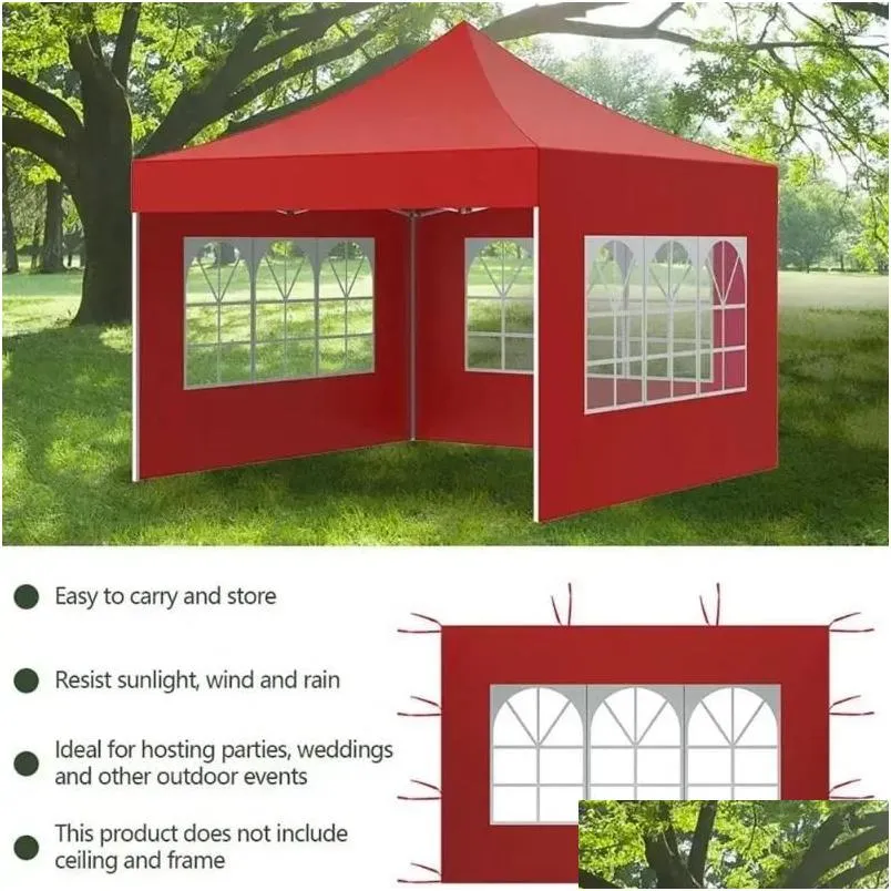 Tents And Shelters Rainproof Foldable Folded Camping Tarp Windproof Multi-function Canopy Oxford Sunshade Tent Cloth