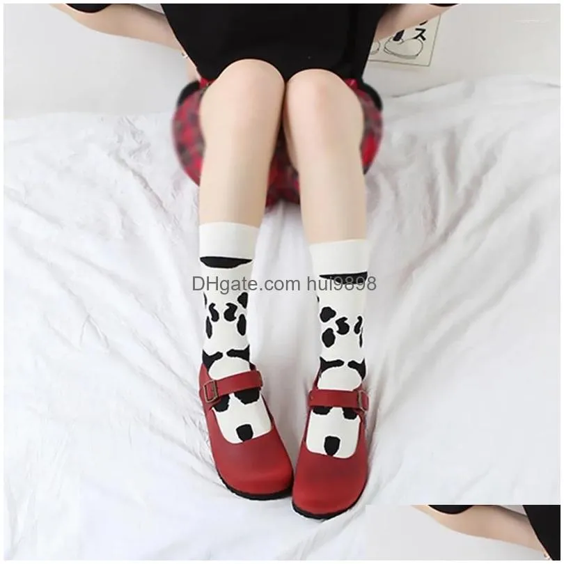 girl dresses 2 pairs of fashionable style colorful women gift socks warm