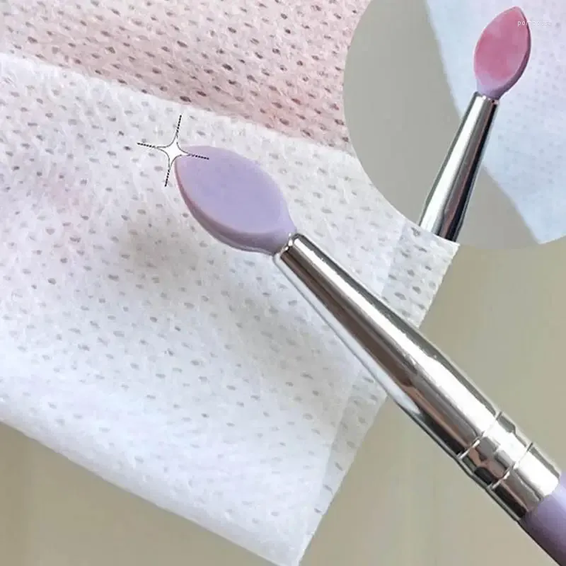Makeup Brushes Lip Applicator Flat Reusable Silicone 5 PCS Eyeshadow Liner Brush Cosmetics Make Up