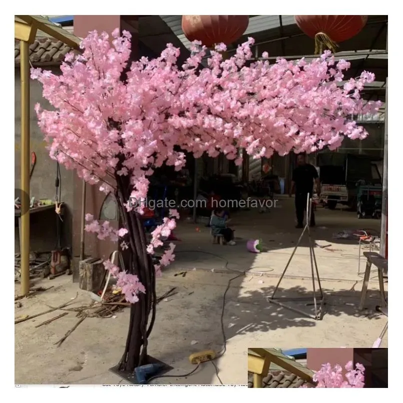 decorative flowers wreaths artificial cherry tree landing simulation flower ornaments3048610