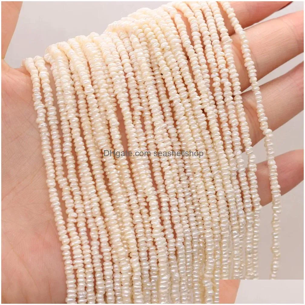 Bracelets Fine 100% Natural Freshwater Pearl Flat Shape Beads for Jewelry Making Diy Bracelet Necklace Earrings Accessories Size