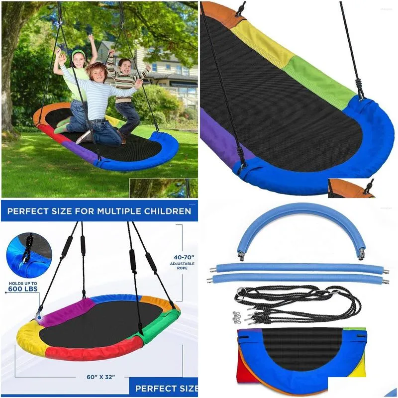 Camp Furniture Swing Indoor And Outdoor Garden Balcony Canvas Adult Courtyard Hanging Stand Leisure Folding Network Hammock Chair