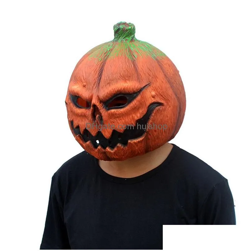 pumpkin mask scary full face halloween fashion costume cosplay decorations party festival funny mask for women men