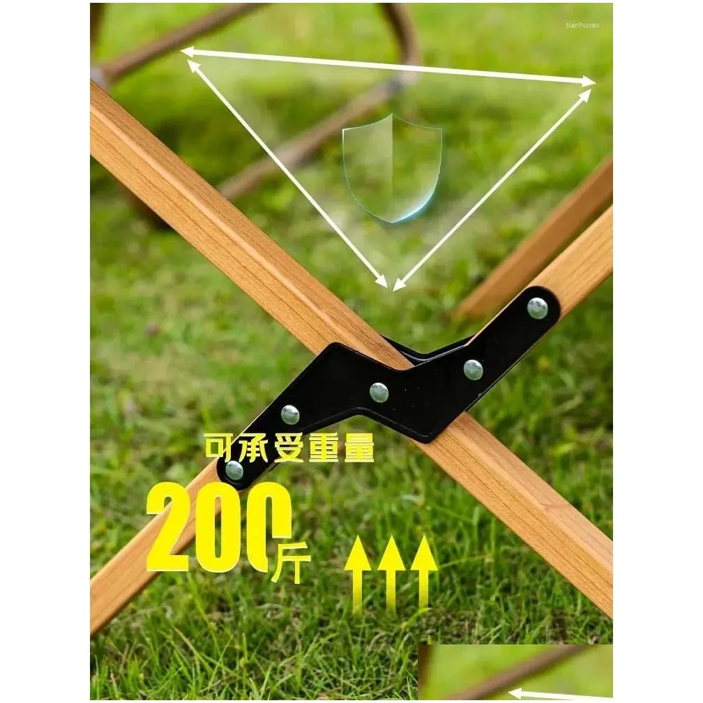 Camp Furniture Aluminum Alloy Chicken Rolls Table Camping Portable Picnic Chairs Equipment Outdoor Folding