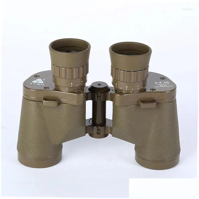 Telescope Military 6x30 Binocular With Reticle HD Waterproof Lll Night Version Outdoor Camping Bird-watching Binoculars