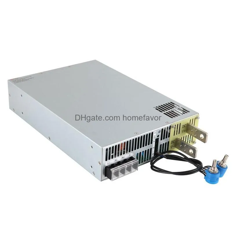 4500w 110v power supply 0-110v adjustable power 110vdc ac-dc 0-5v analog signal control se-4500-110 power transformer 110v 40a