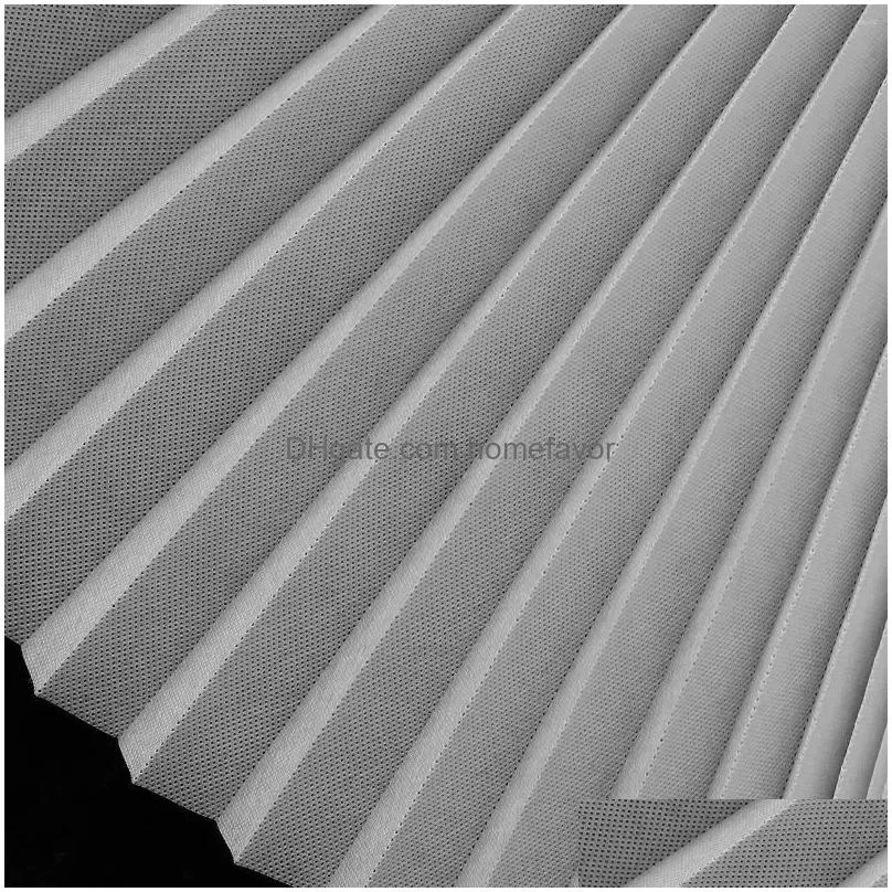 curtain self adhesive pleated blinds for door screen window drapes temporary windows blackout shade