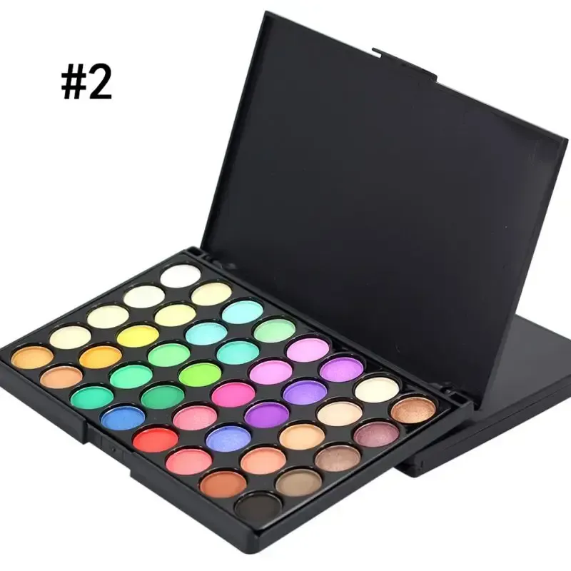 Shadow HEALLOR 40 Colors Eyeshadow Palette Matte and Shimmer Colorful Bright Colors Eye Shadow Professional Makeup Palettes with Brush