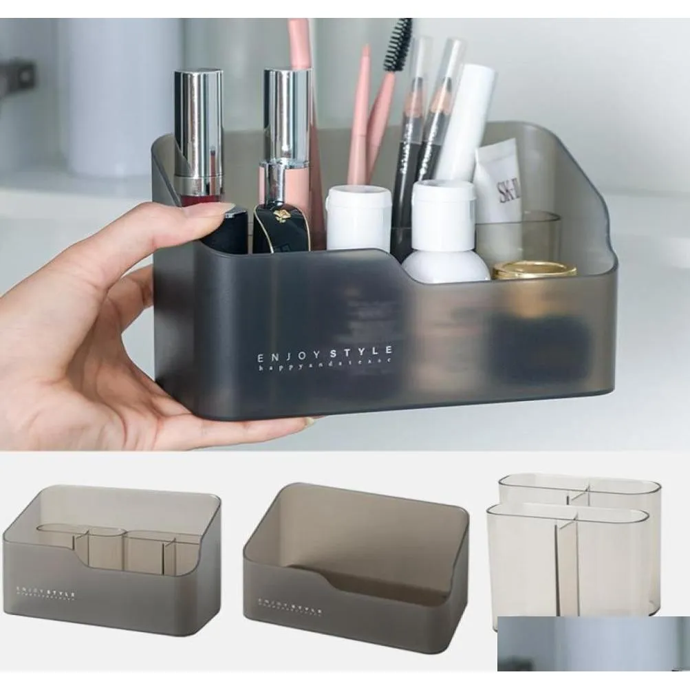 Multifunctional Skin Care Products Remote Control Cosmetics Jewelry Storage Box Make Up Cosmetics Organizer Storage Box7786181