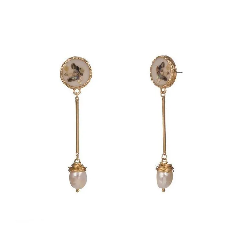 NEW Natura stone shell earrings jewelry women earrings resin coral earrings drop fashion jewelry gift 8 styles Epacket free ship