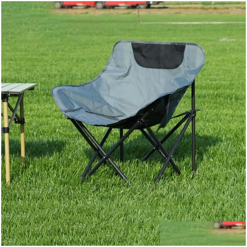 Camp Furniture Fold Beach Chairs Portable Stool Camping Outdoor Simplicity Breathable Oxford Comfort Beautiful Stable