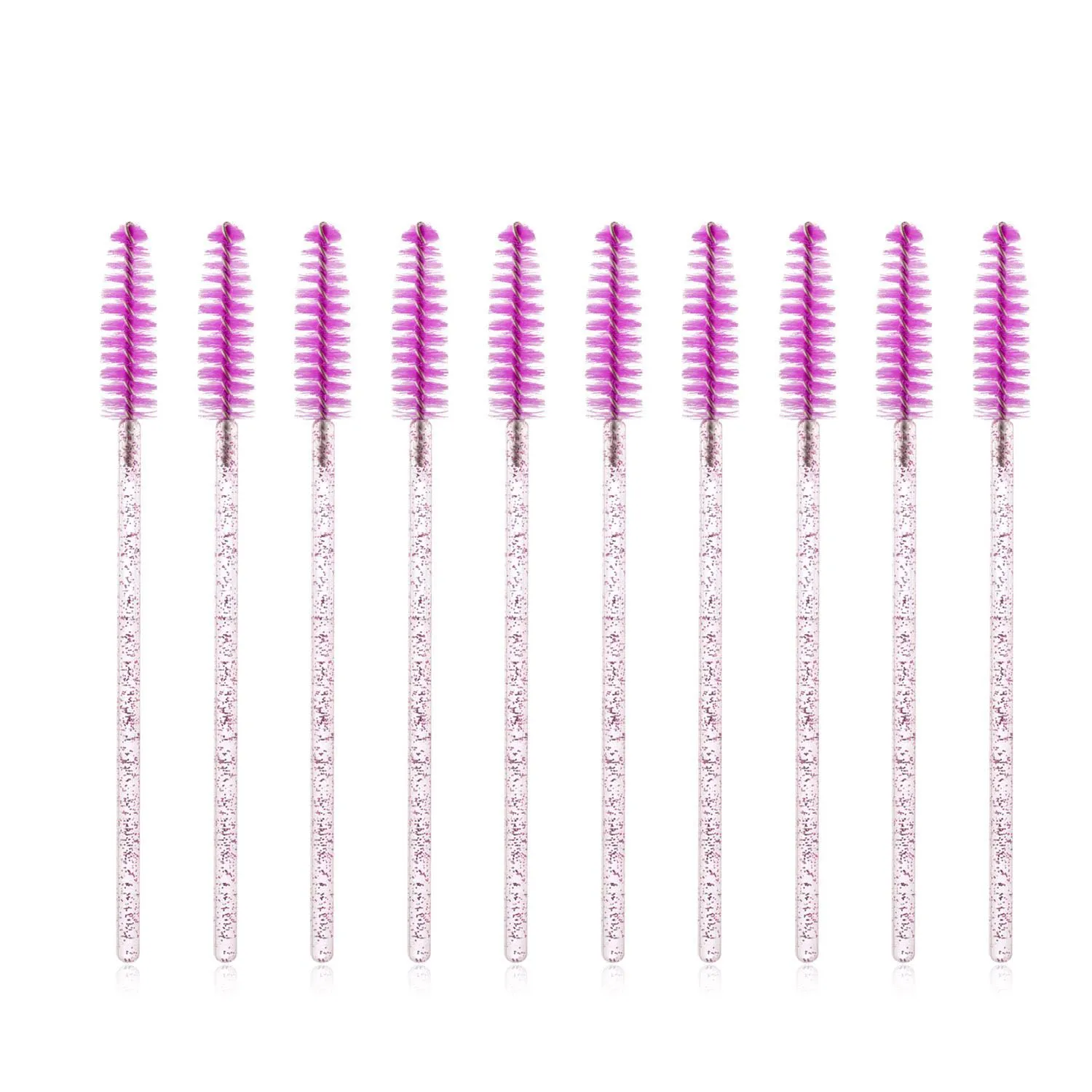 50pcslot Disposable Eyelashes Makeup Brushes Oneoff Applicator Wand Eyelash Women Make up Brush6052629