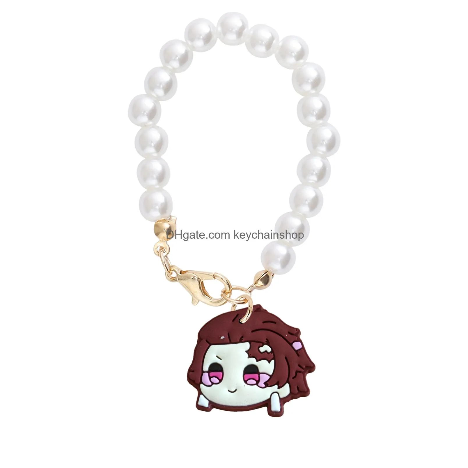 charm accessories pearl tumbler accessories chain for cup tumbler with handle sile