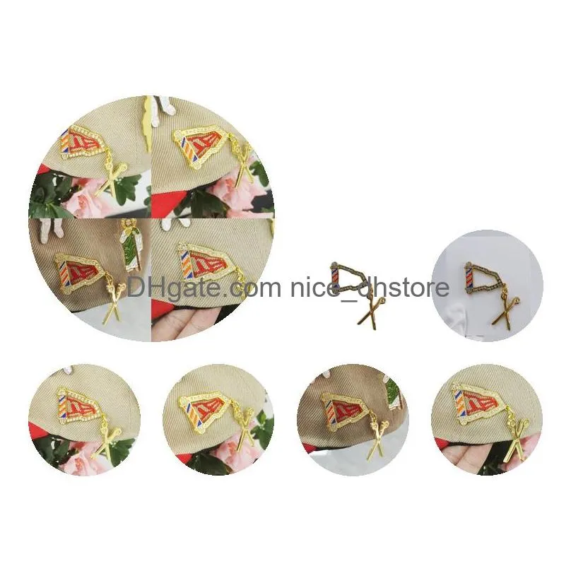 Pins, Brooches Pins Hat For Metal Decoration Accessories Vintage Style Suitable On Hats Drop Delivery Jewelry Dhvso