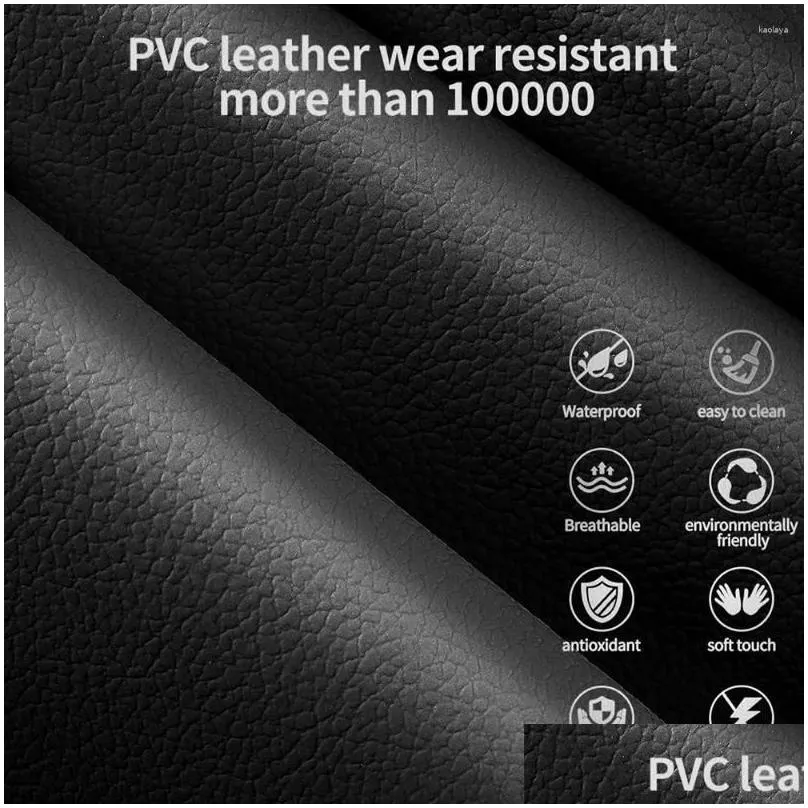 Car Seat Covers PU Leather Interior Seats Cover Cushion Universal Protector For Automobiles SUV Trucks Vehicle Accessories
