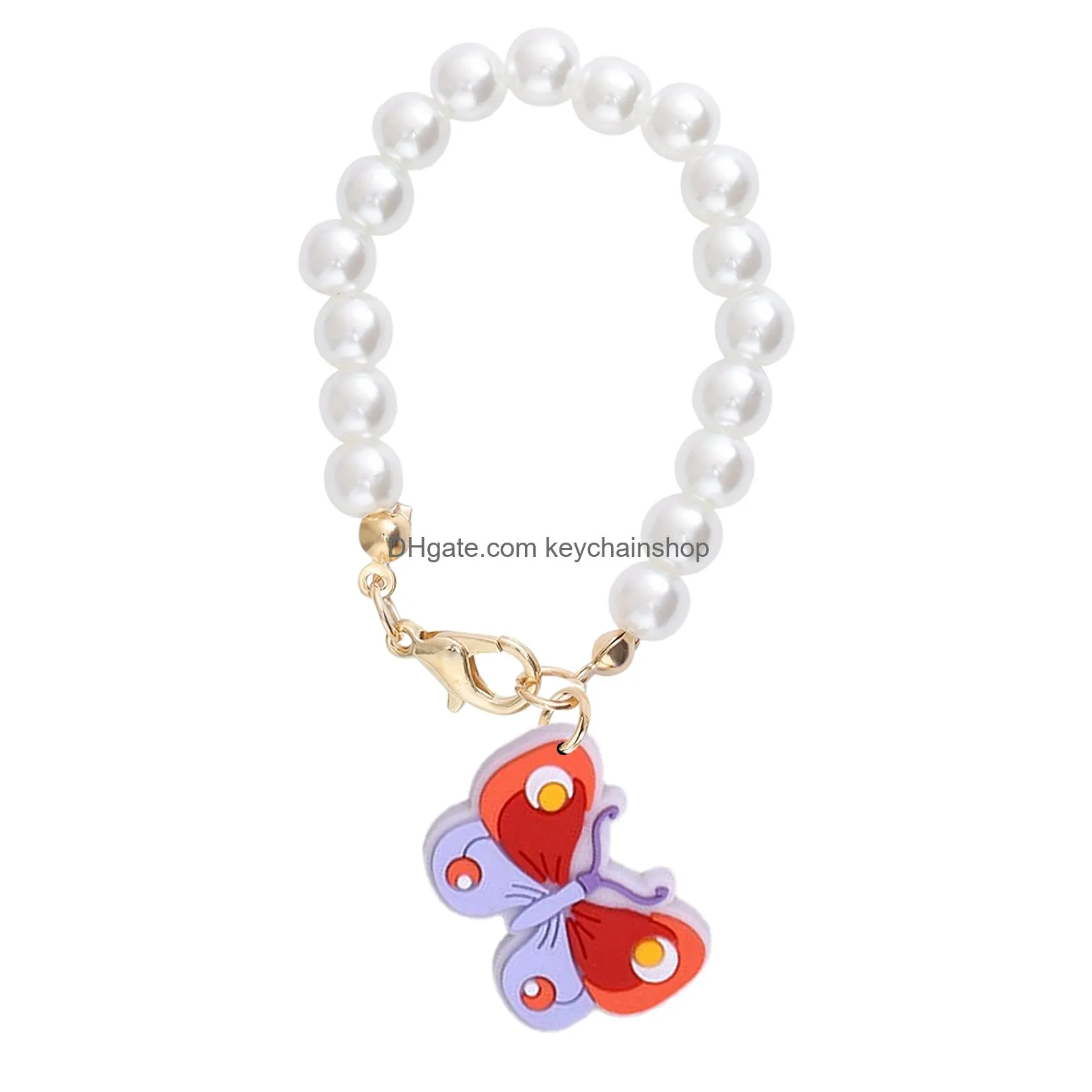 charm accessories pearl tumbler accessories chain for cup tumbler with handle sile
