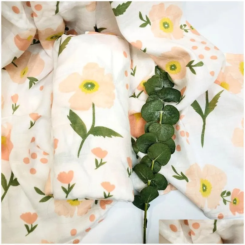 Baby Muslin Swaddle Newborn Bathroom Bath Towels Infant Blanket Wraps Animal Swaddle Robes Infants Swaddling 120cm WMQ10849023900