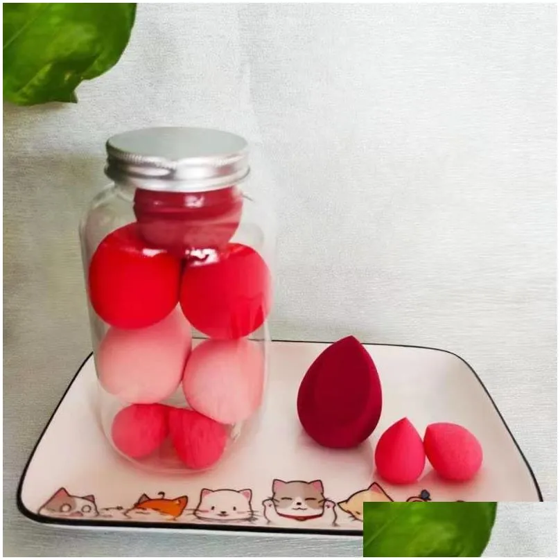 Super Soft Dry And Wet Dual Use Web Celebrity Color Makeup Egg Mini Sponge Powder Puff Sponges Applicators Cotton3100820