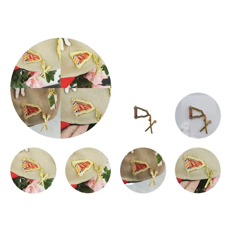 Pins, Brooches Pins Hat For Metal Decoration Accessories Vintage Style Suitable On Hats Drop Delivery Jewelry Dh4Bx