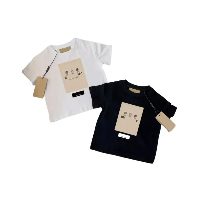 Kid designer t shirt childrens sets Classic fashion baby clothes summer boys girls Short sleeve luxury brand letters toddler clothing