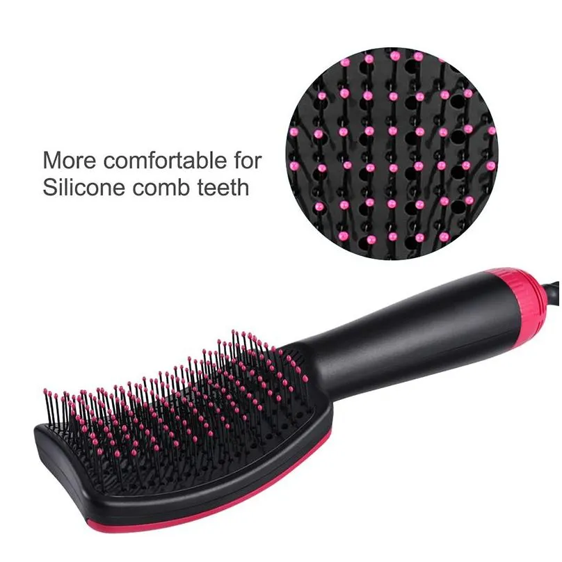 Electric Hair Dryer Brush Blow Dryer Hair Styling Comb 2 in 1 Blower Brush Hair Brushes2613276