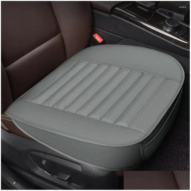 Car Seat Covers PU Leather Interior Seats Cover Cushion Universal Protector For Automobiles SUV Trucks Vehicle Accessories