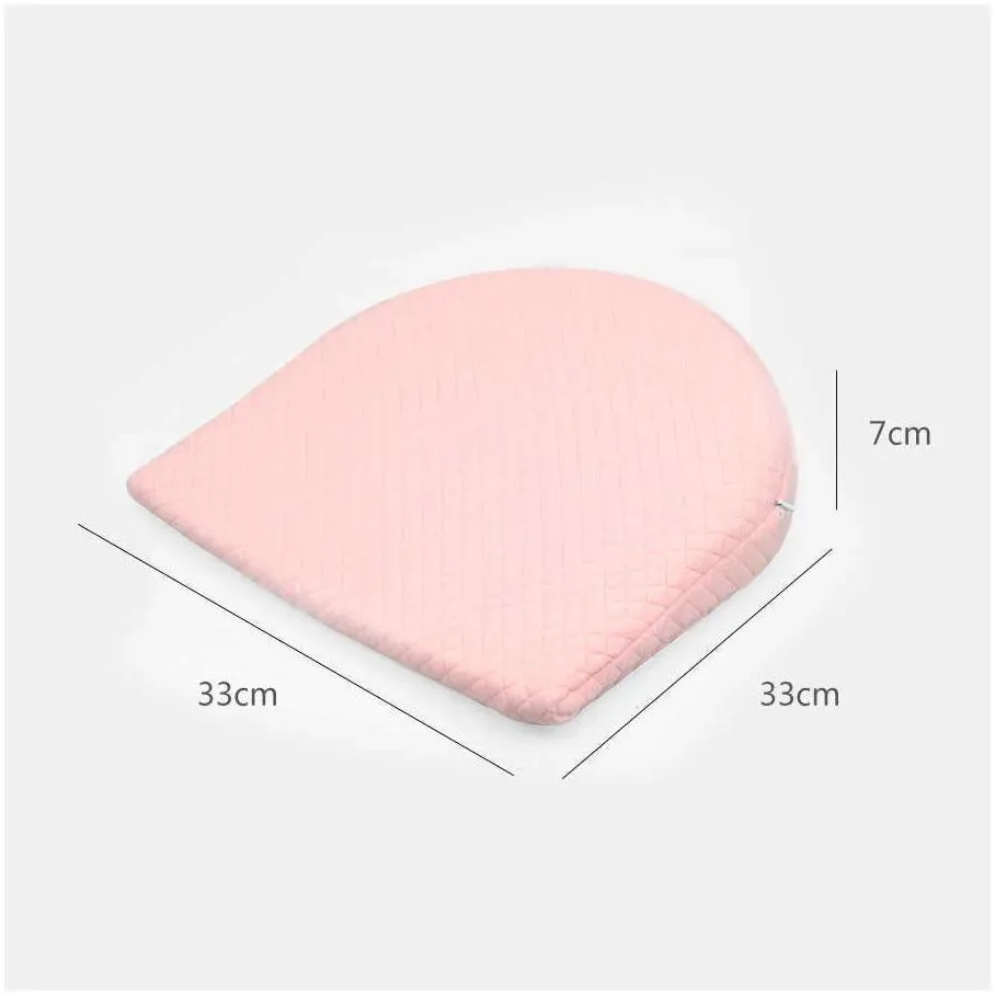 Baby Sleep Positioner White Bassinet Baby Wedge Pillow Prevent Flat Head Anti Reflux Raised Colic Pillow Cushion Shaping Pillow