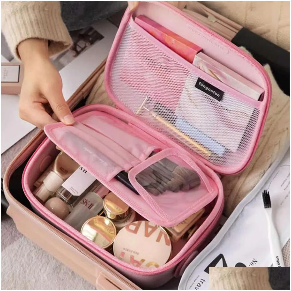 Cosmetic Storage With Large Capacity Portable Instagram Bag, Waterproof And High Appearance Travel Makeup Bag 168564