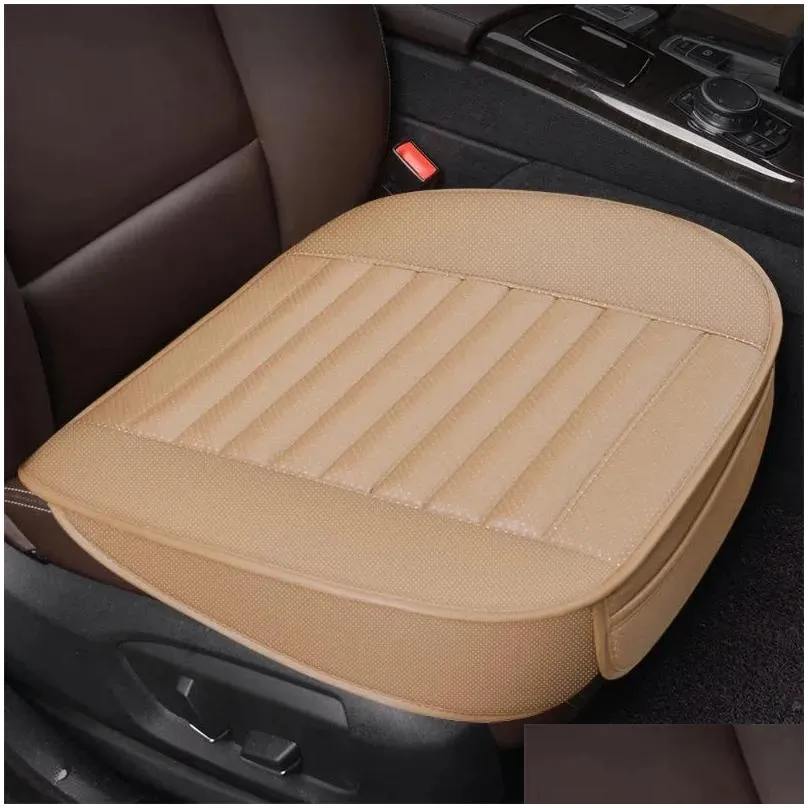 Car Seat Covers PU Leather Interior Seats Cover Cushion Universal Protector For Automobiles SUV Trucks Vehicle Accessories