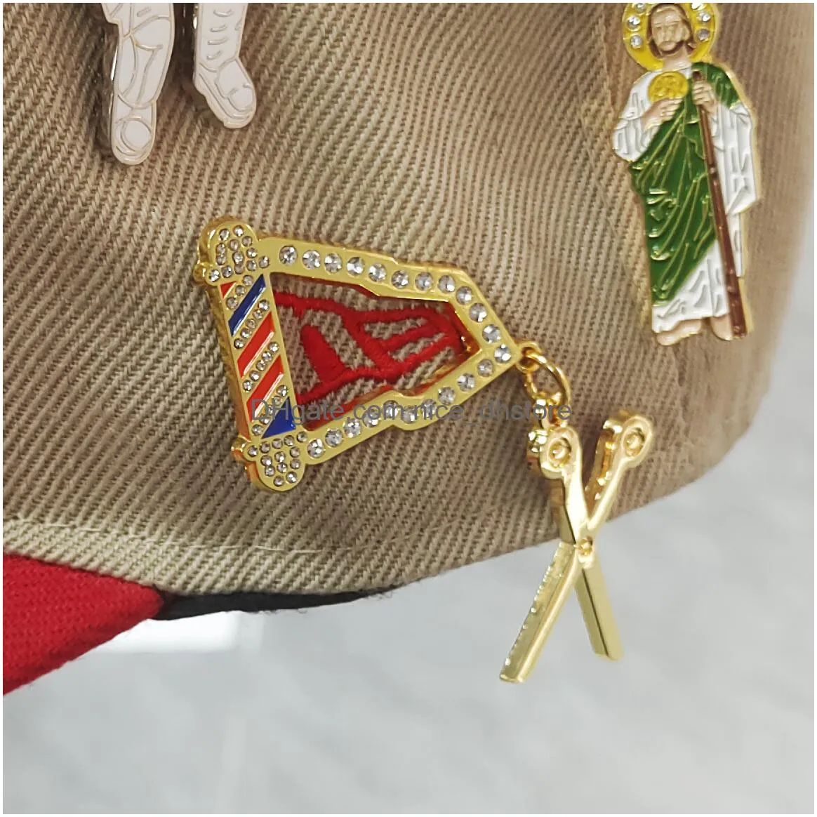 Pins, Brooches Pins Hat For Metal Decoration Accessories Vintage Style Suitable On Hats Drop Delivery Jewelry Dhvso