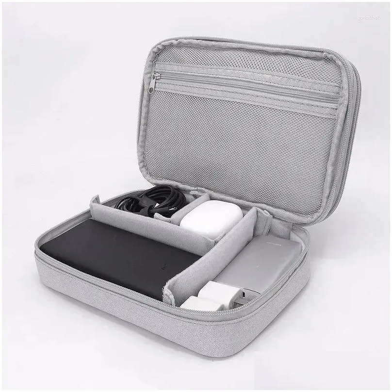 Storage Bags Multi Layer High-capacity Portable Hard Drive Data Cable Multifunctional Package