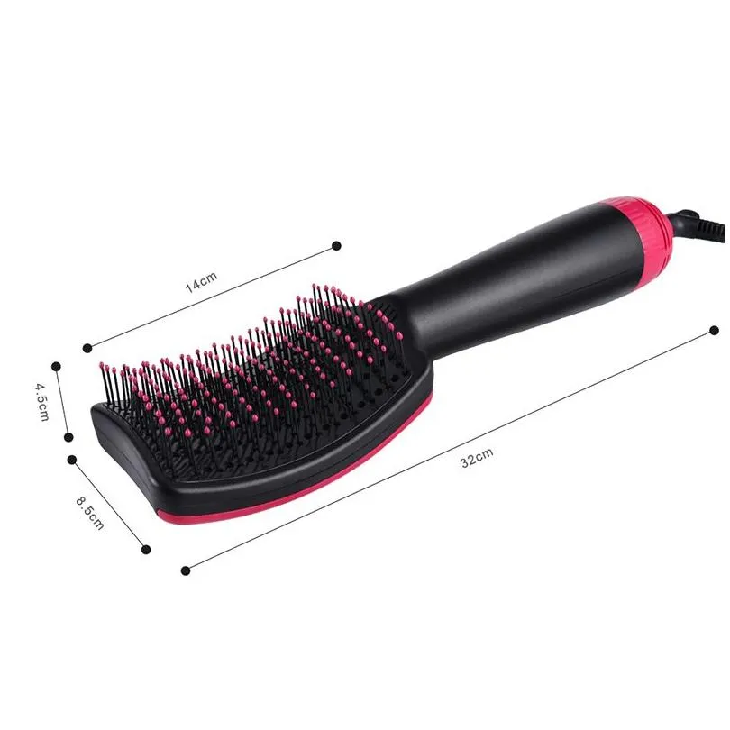 Electric Hair Dryer Brush Blow Dryer Hair Styling Comb 2 in 1 Blower Brush Hair Brushes2613276