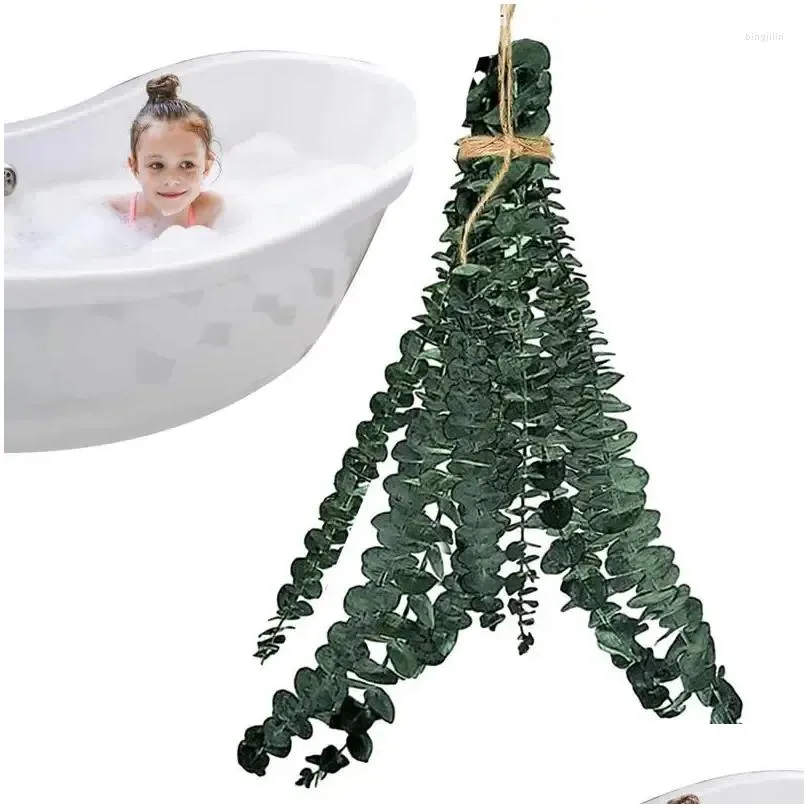 Decorative Flowers Shower Eucalyptus Hanging Natural Plants For Live Aromatic Self Care Leaves Bundle