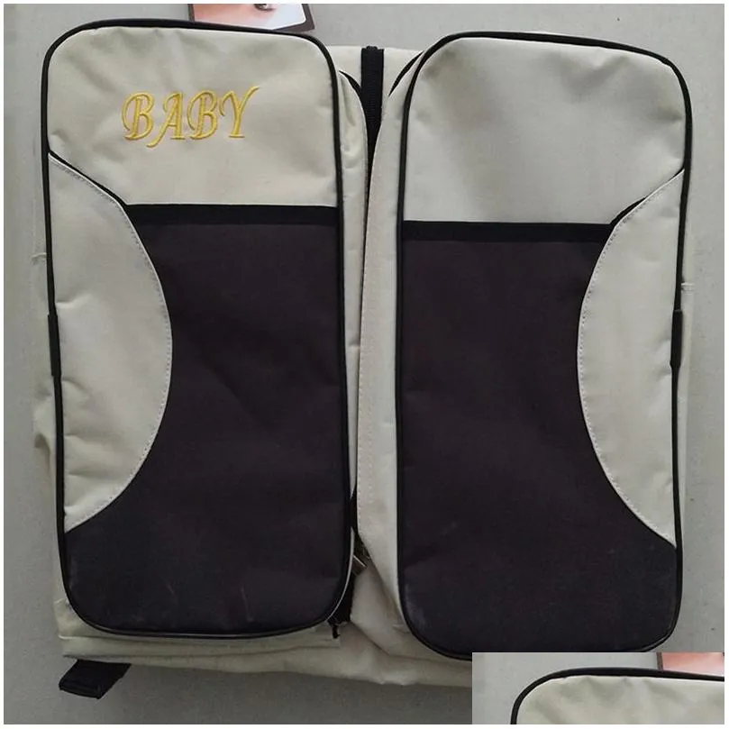 Baby 3 In 1 Multifunctional Diaper Bags Travel Bassinet Portable Bassinet Changing Pad Station8952905