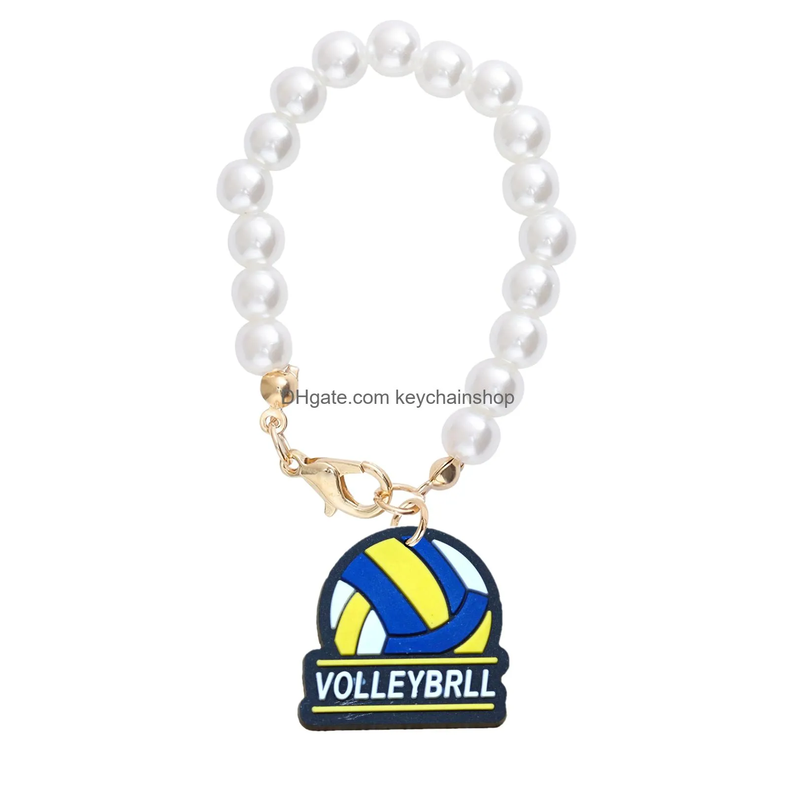 volleyball charm accessories for 40oz cup and simple modern tumbler with handle sile key chain