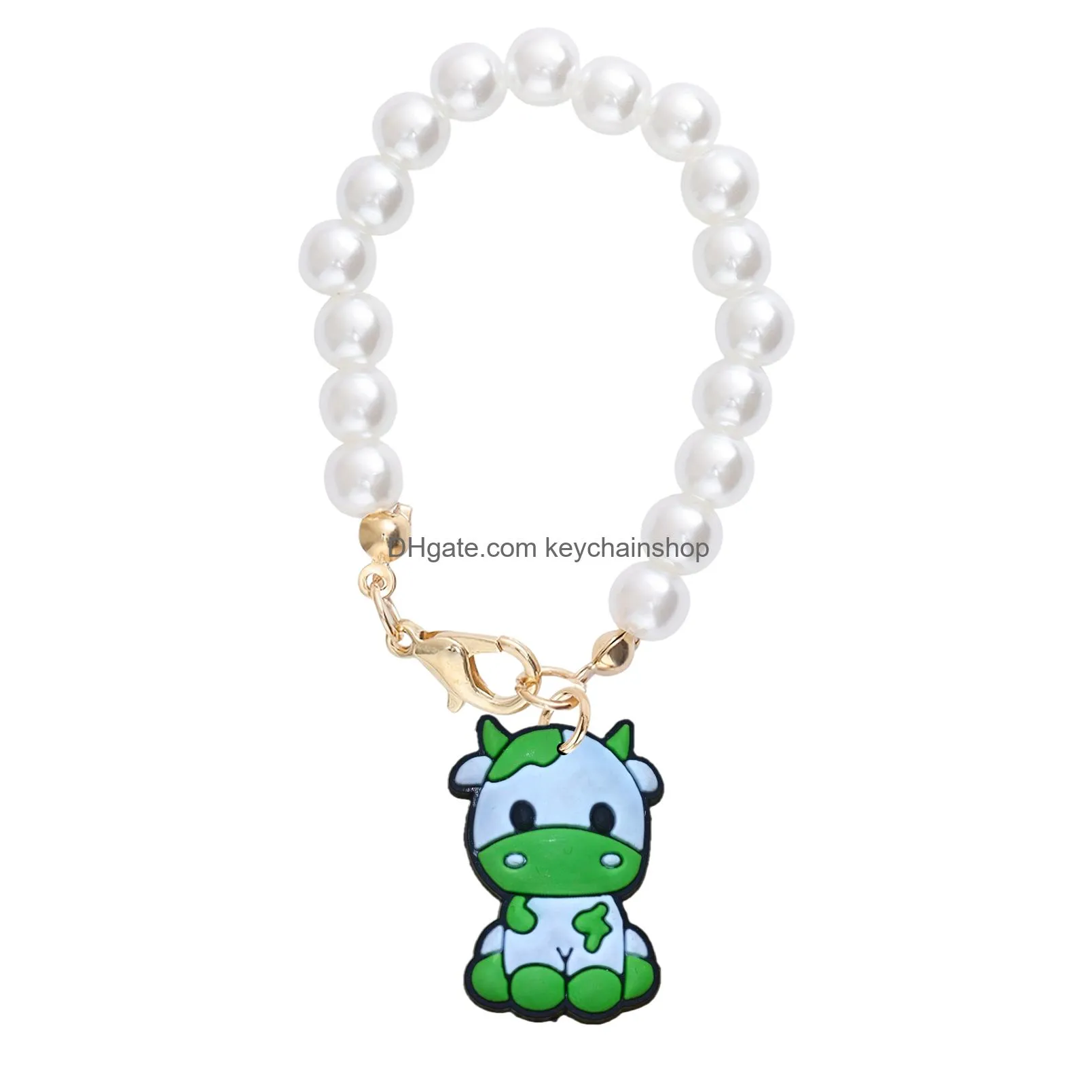 charm accessories pearl tumbler accessories chain for cup tumbler with handle sile