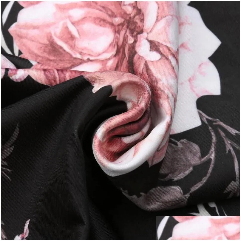 Newborn Swaddle Blanket Baby Swaddling Floral Muslin Wrap Headband 2Pcs Outfits Cotton Infant Wrap13375727