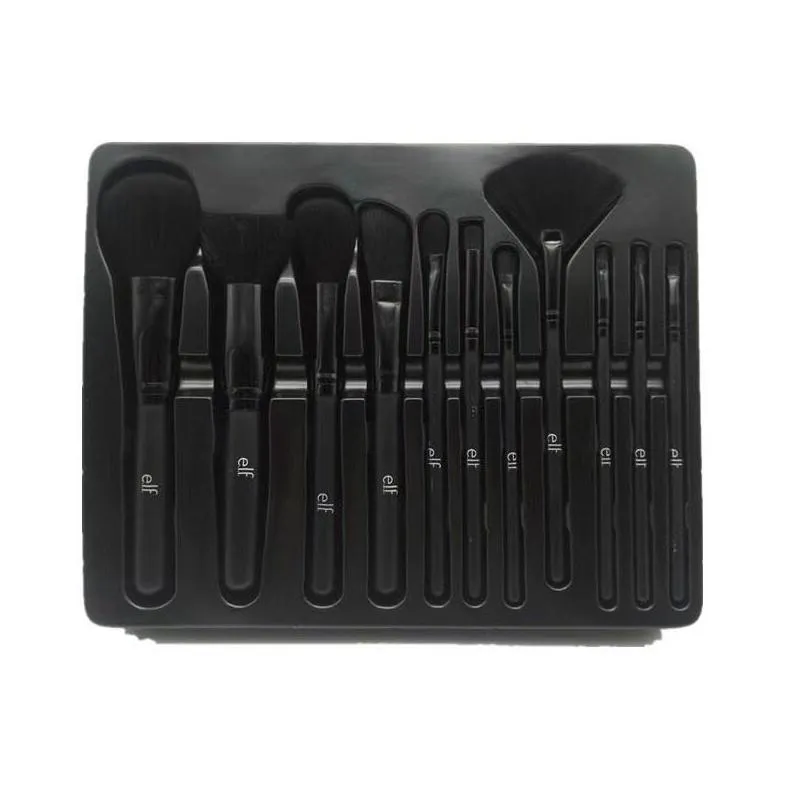 11pcs/set ELF and MA Makeup Brush Set Face Cream Power Foundation Brushes Multipurpose Beauty Cosmetic Tool Brushes Set