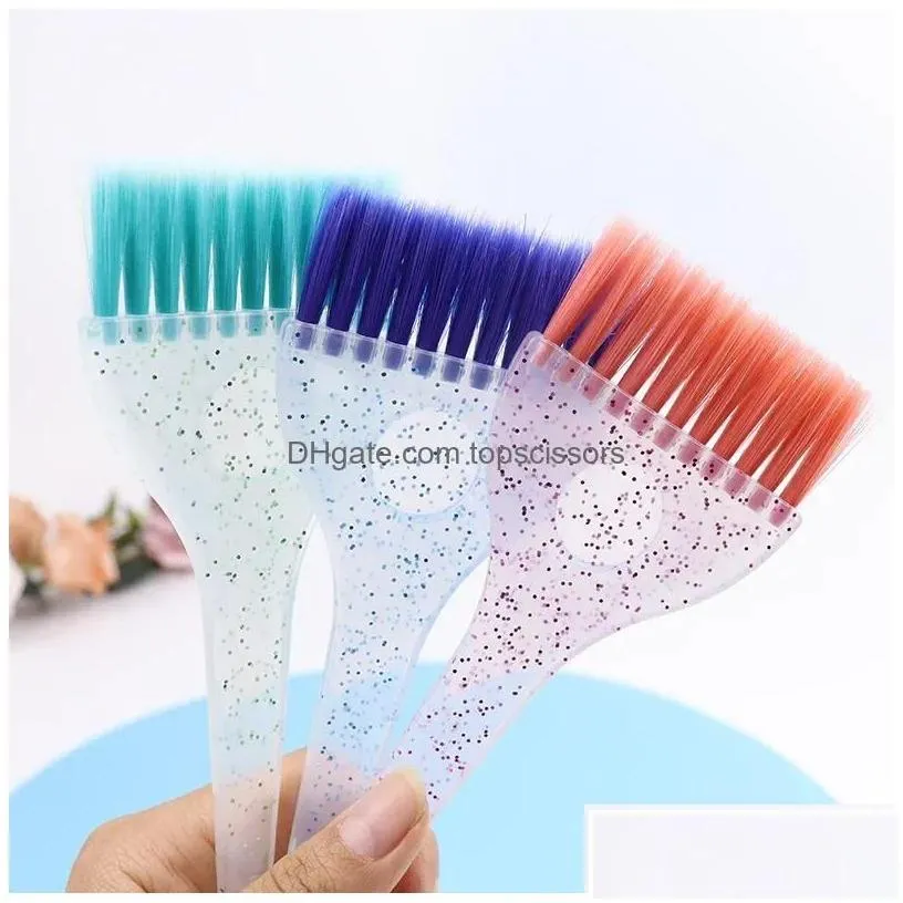 Hair Accessories Professional Dyeing Set For Salon Barber Coloring Dye Brush And Bowl Fashion Hairstyle Design Tool Drop Delivery Prod