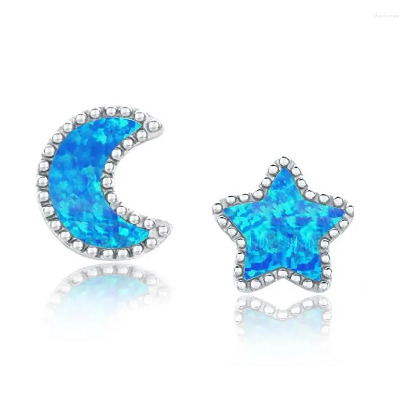 Dangle Earrings Opal Star Moon For Women Girls Jewelry Drop