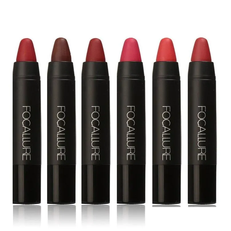 Focallure 19 colors Matte lipstick Lipstick er longlasting waterproof easytouse nude cosmetics cosmetic Lips1714535