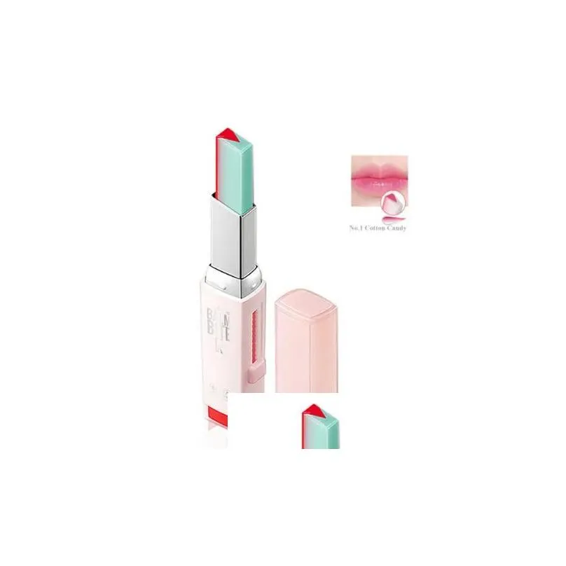 Fashion Korean Bite Lipstick V Cutting Two Tone Tint Silky Moisturzing Nourishing Lipsticks Balm Lip Cosmetic1812711