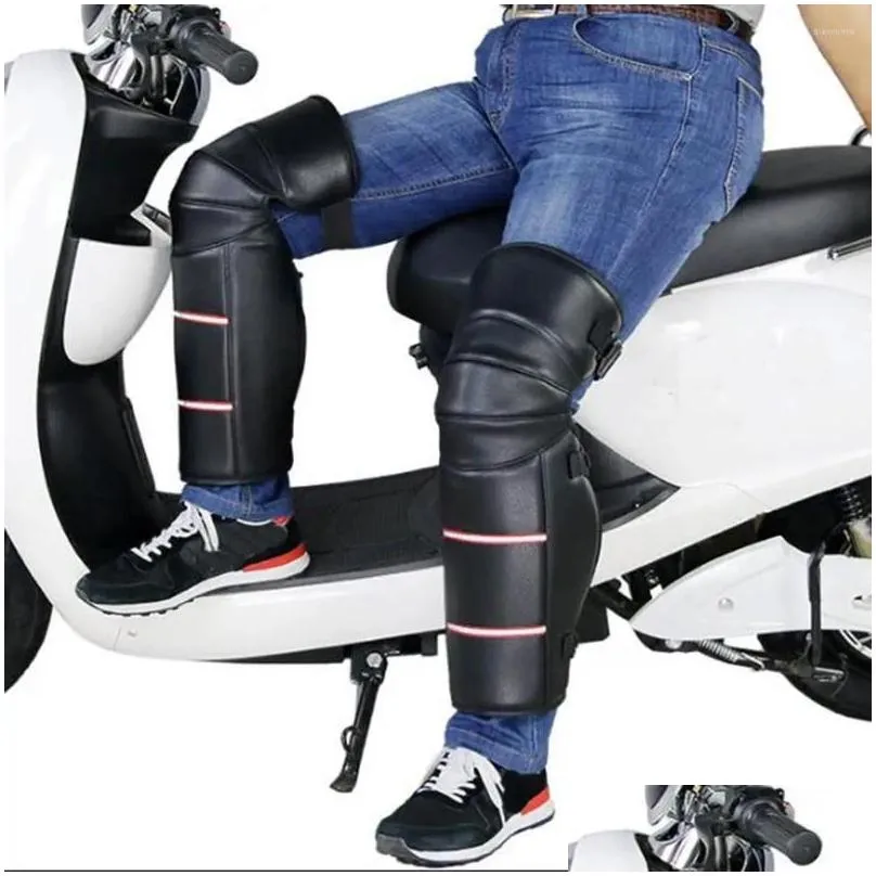 Motorcycle Armor 2 X Warmer Legs Knee Pads Scooter Riding Pad Warm