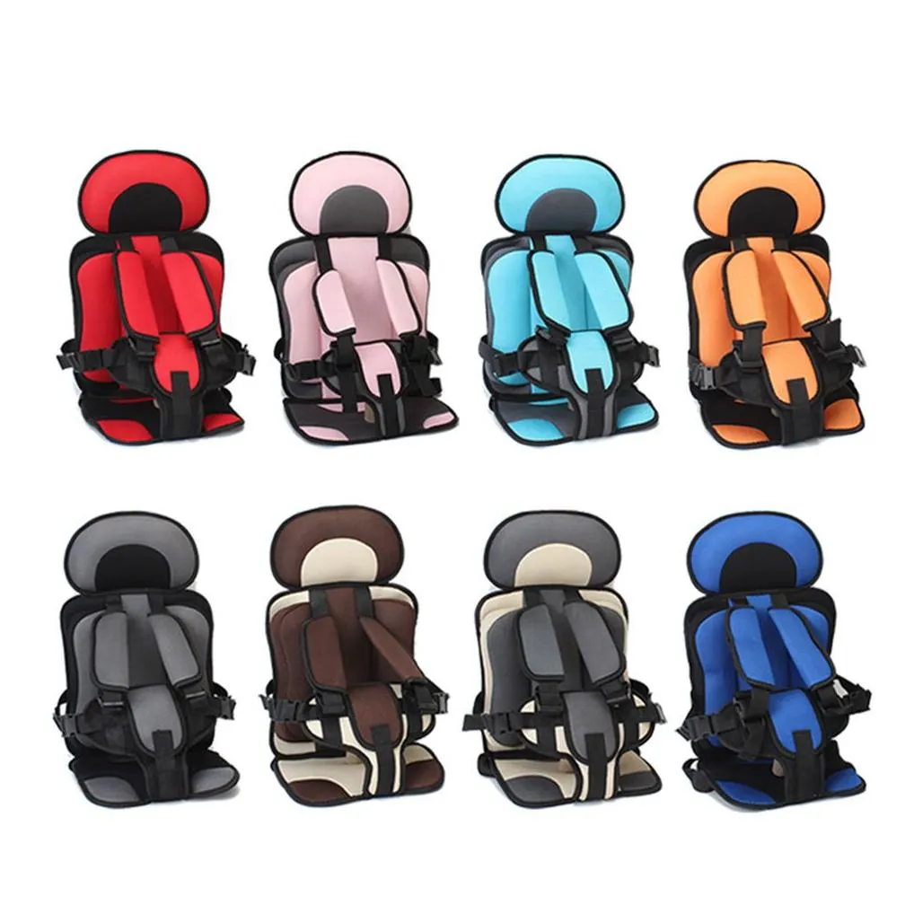 Children Chairs Cushion Baby Safe Car Seat Portable Updated Version Thickening Sponge Kids 5 Point Safety Harness Vehicle Seats7354420