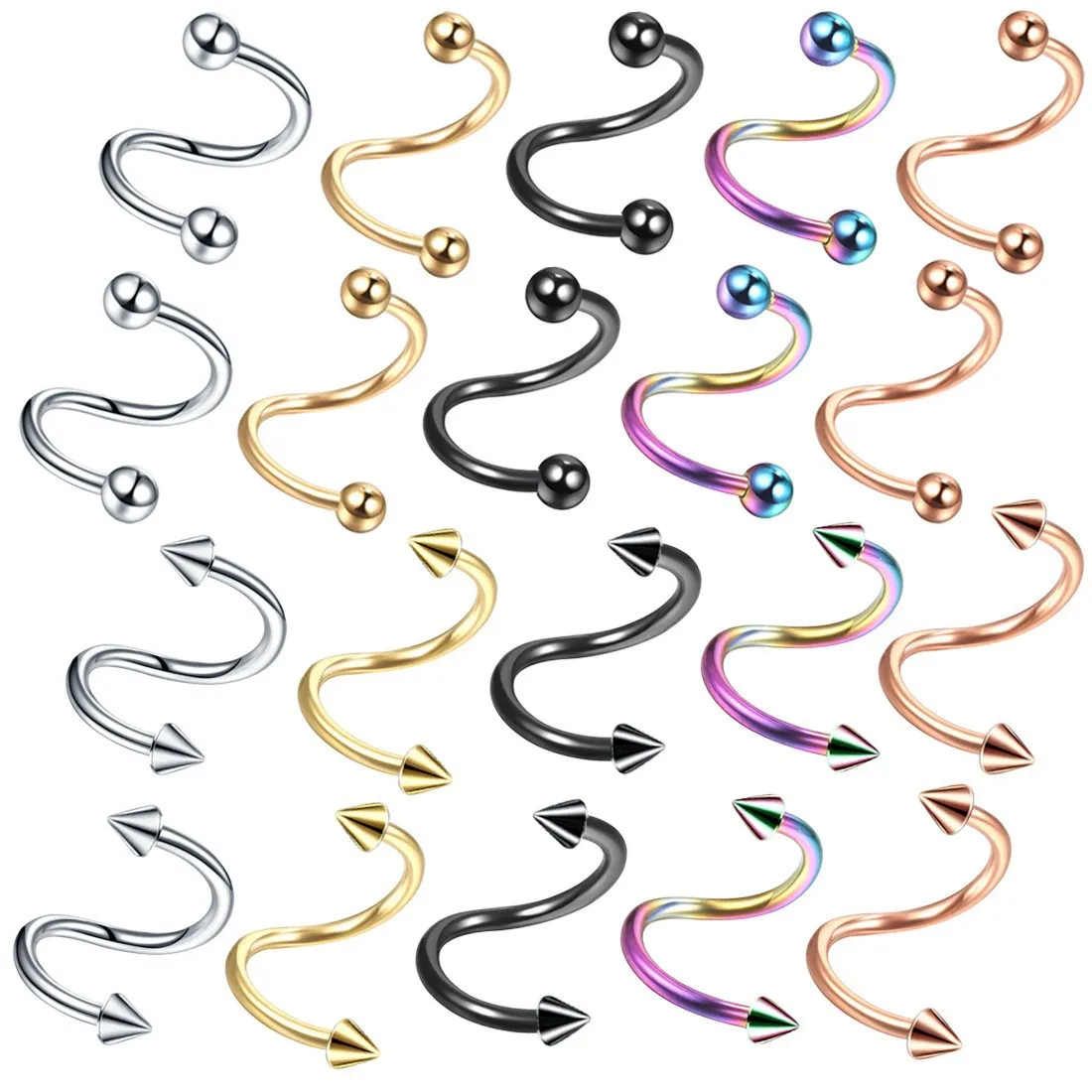 Nose Rings & Studs Fashion Stainless Steel Horseshoe Fake Ring C Clip Lip Piercing Stud Hoop For Women Men Barbell Drop Delivery Je J Dhd7L