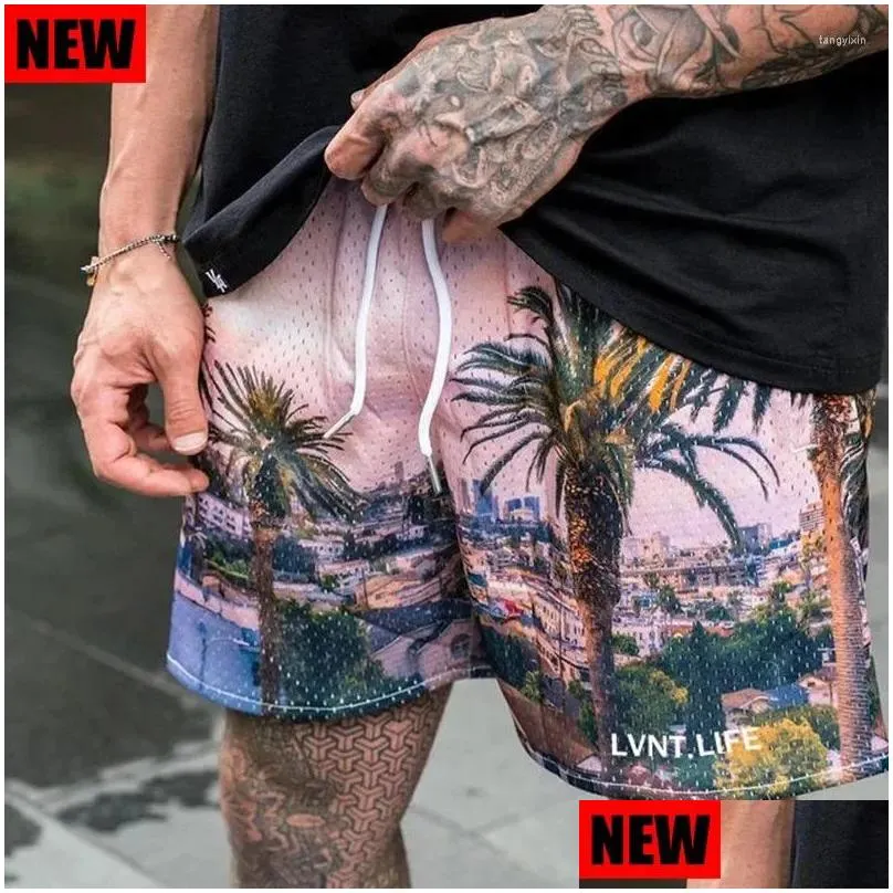 Men`s Shorts 2024 High Quality Brand Summer Running Men Sport Fitness Training Quick Dry Gym Jogger Short Pants