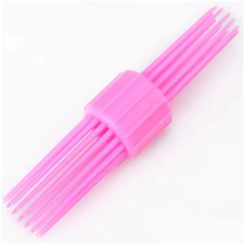 1pc Spiral Professional Plastic Round Brush Quiff Roller Curly Hair Comb Hairstyle Massager Hairbrush Dressing Salon Barber Comb