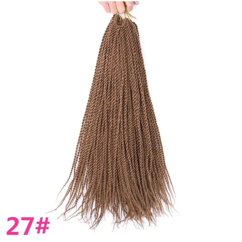 Synthetic Braiding Hair extension Crochet braids 1822inch box braid 30 Rootspack Ombre 80gpc Heat Fiber Bulk braid pink