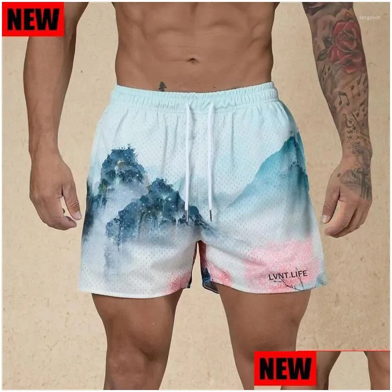 Men`s Shorts 2024 High Quality Brand Summer Running Men Sport Fitness Training Quick Dry Gym Jogger Short Pants