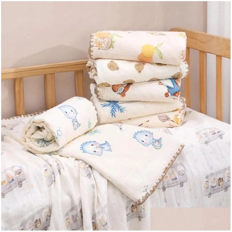 Blankets Lightweight Baby Blanket Borns Security Child Beddings Cover Present